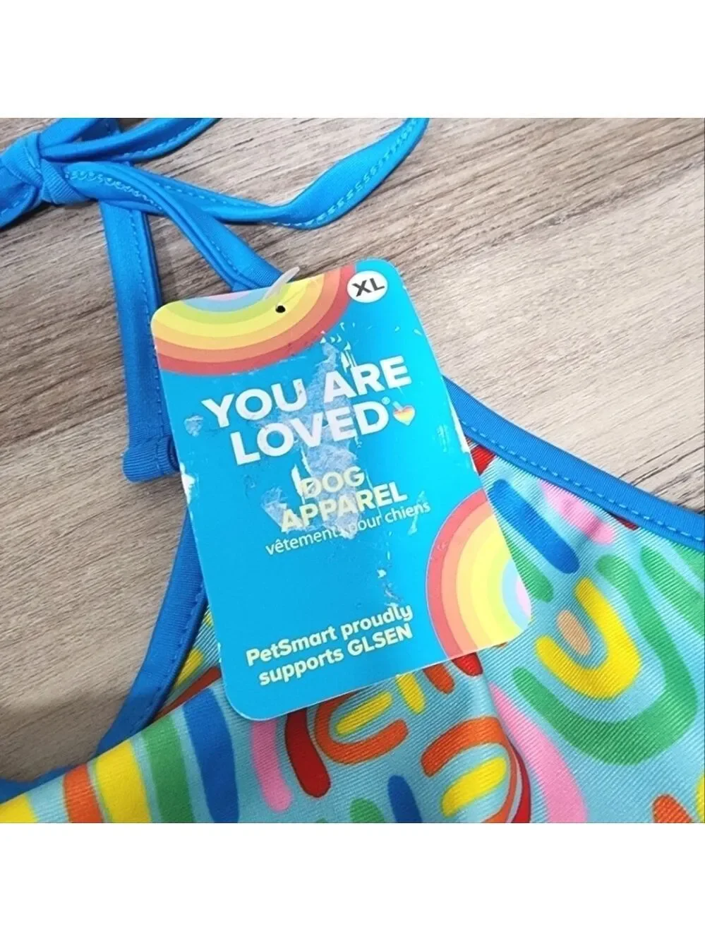 You Are Loved Pet Apparel Dog Bikini XL - New With Tags